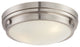 Savoy House Lucerne Three Light Flush Mount 6-3350-16-SN