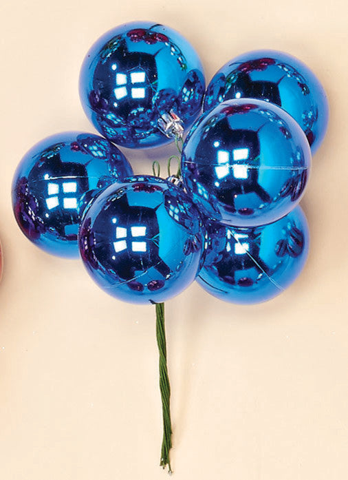 Blue Christmas Ball Pick