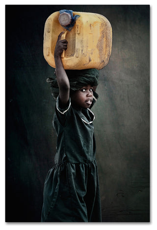 Antonio Grambone 'Carry Water' Canvas Art, 19 x 12