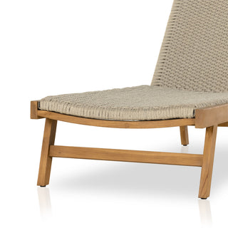 Delano Outdoor Chaise Lounge-Natural