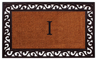 Rembrandt Monogram Doormat 22"x36", Letter I