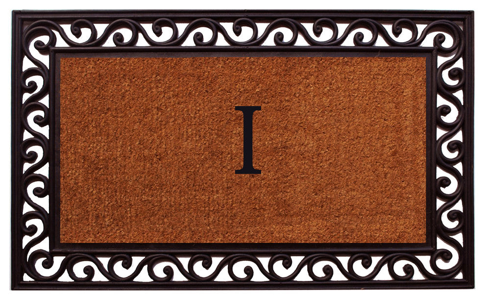 Rembrandt Monogram Doormat 22"x36", Letter I