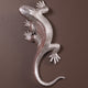 Howard Elliott Lizard Figurine Bright Textured Nickel