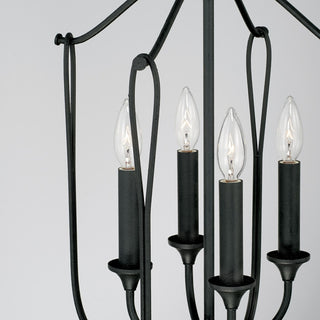 Capital Lighting Bentley 4-Light Foyer 541641BI Black Iron