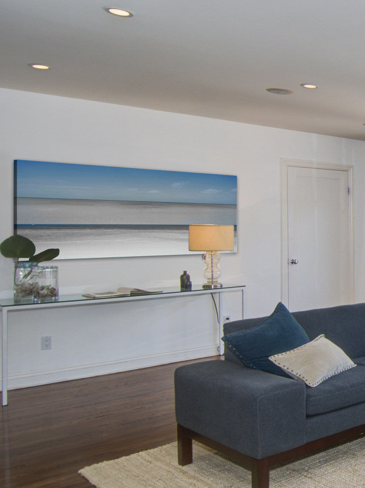 "Grey Water" Print on Canvas, 45"x15"