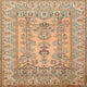 Ahgly Company Indoor Square Traditional Area Rugs, 3' Square