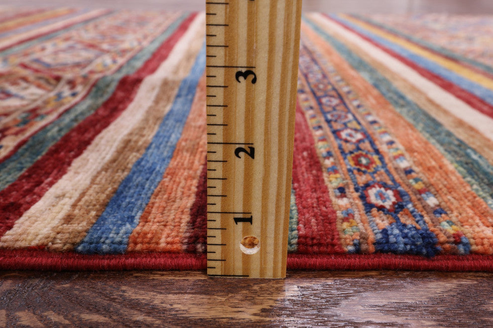 3' 5" X 5' 6" Super Kazak Khorjin Hand Knotted Rug Q5512
