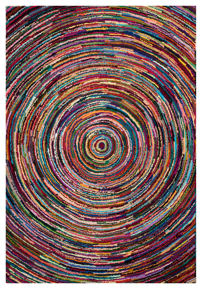 Safavieh Nantucket Collection NAN315 Rug, Multi, 5' X 8'