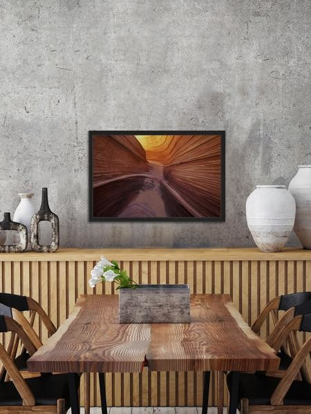 "Depth and Approach" Framed Painting Print, 24"x16"
