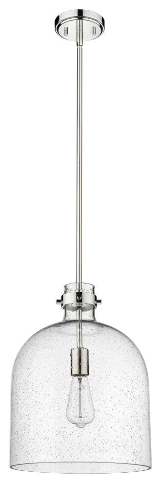 Zlite 817-12PN 1-Light Pendant, Clear Seedy