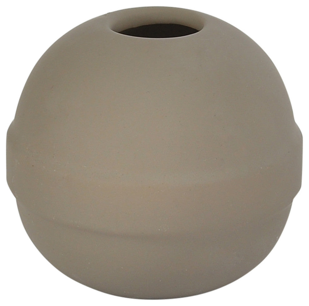 Contemporary Naturalist Vase Large Dark Grey - Grey