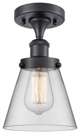 INNOVATIONS LIGHTING 916-1C-BK-G62-LED Small Cone 1 Light Semi-Flush Mount