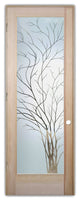 Interior Prehung Door or Interior Slab Door - Wispy Tree - Douglas Fir...