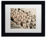Philippe Hugonnard 'Terracotta IV' Art, Black Frame, White Matte, 14"x11"