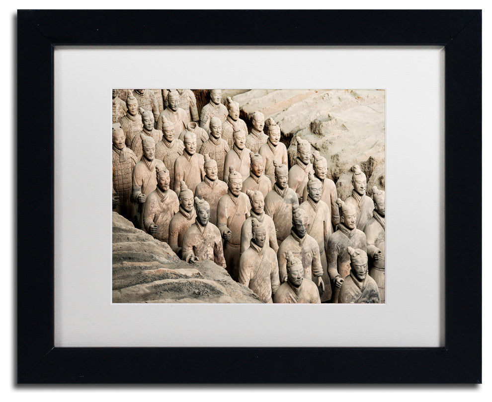Philippe Hugonnard 'Terracotta IV' Art, Black Frame, White Matte, 14"x11"