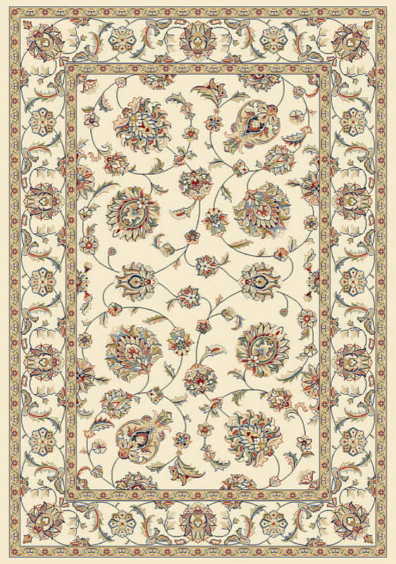 Dynamic Rugs Ancient Garden 57365 Rug, Ivory, 7'10" X 11'2"