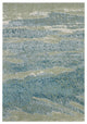 3"x5" Blue Sage Impressionistic Ocean Area Rug