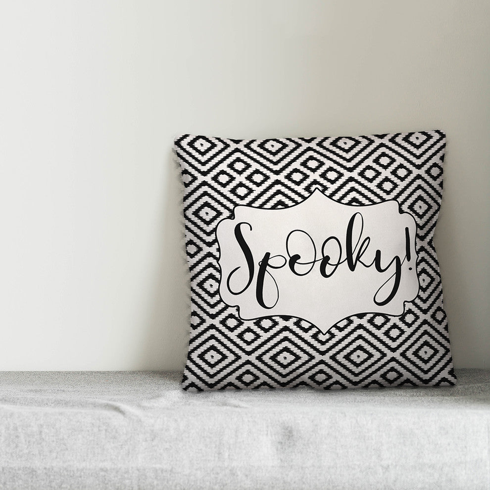 Spooky Aztec 18"x18" Throw Pillow