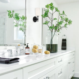 Colton 1 Light Black Wall Mount