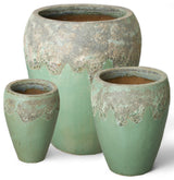Round Pot Large Reef/Spa Blue 24X29"H
