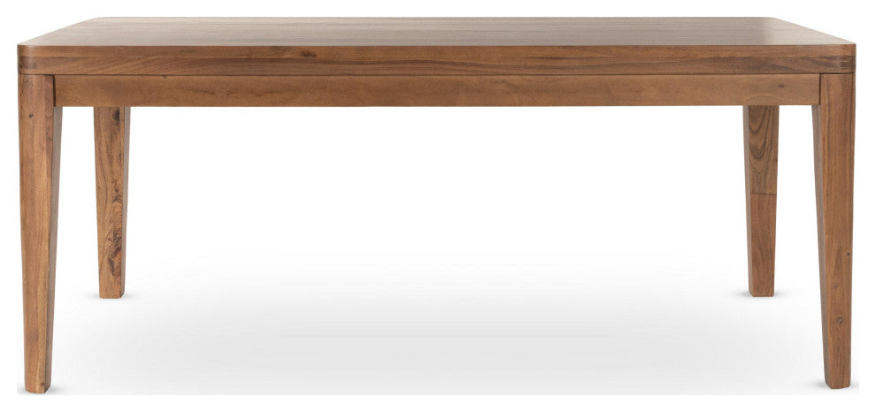Arno 72" Acacia Wood Dining Table, Natural Finish by Kosas Home