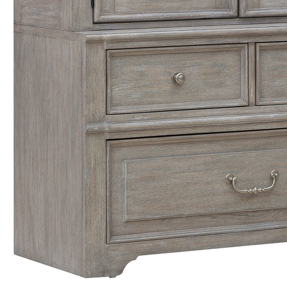 Abbotts Glen Glass Door Bunching Display with Storage Drawers