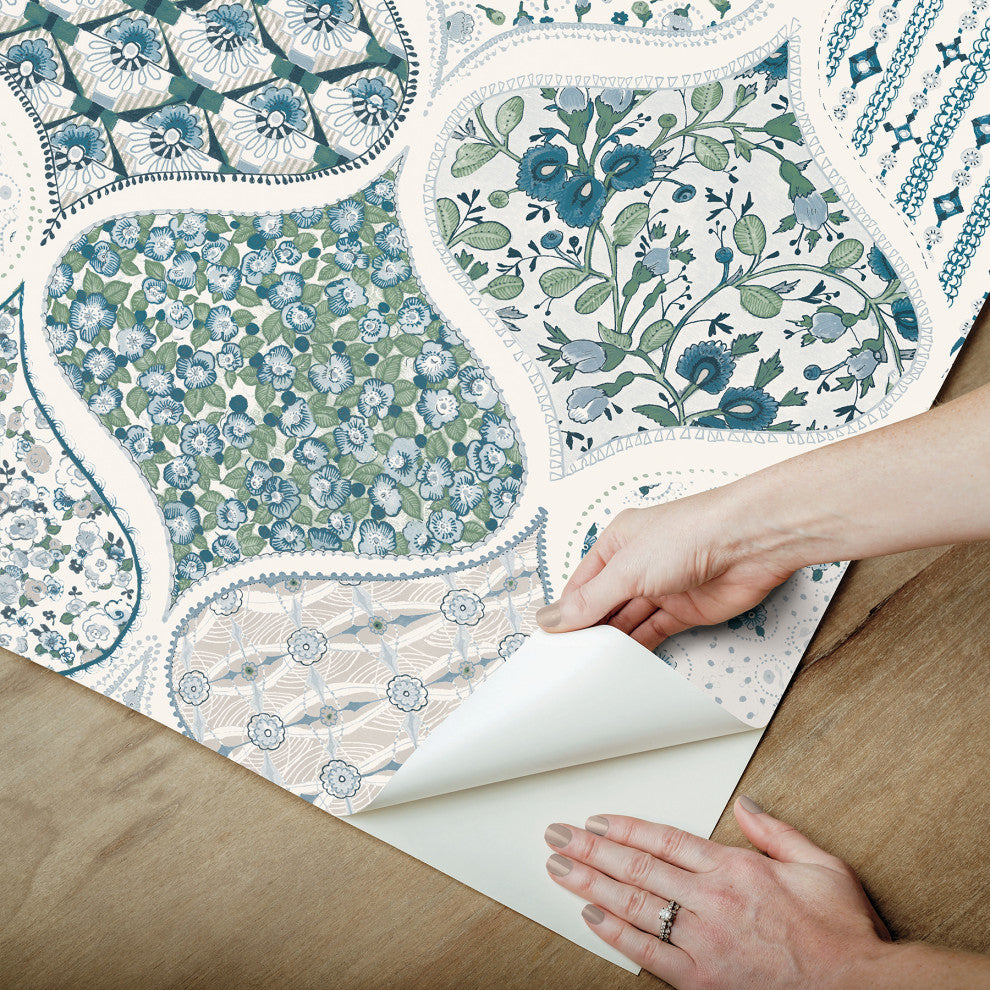 Cool Multi Pippa Peel & Stick Wallpaper