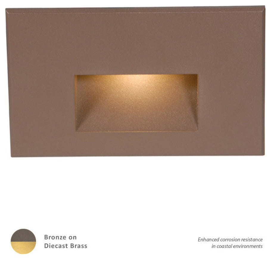 W.A.C. Lighting LEDme LED Step and Wall Light WL-LED100-C-BBR