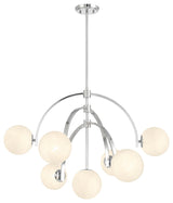 Marias 7-Light Chandelier, Polished Chrome