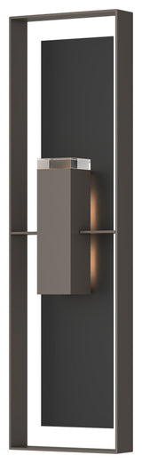 Shadow Box Extra Tall Sconce, Coastal Dark Smoke/Coastal Black