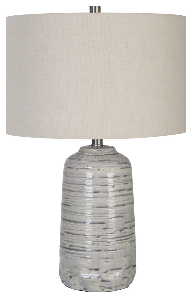 Uttermost Cyclone Ivory Table Lamp