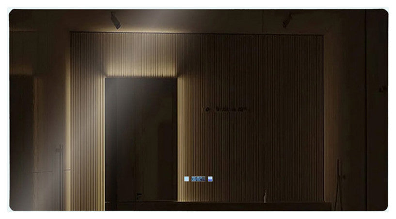 Lugano LED Mirror, Defogger, 60 Inch