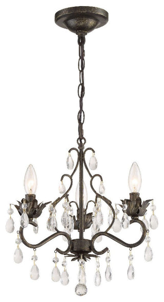 Crystorama Lighting Group 4534-CL-MWP Paris Market 3 Light 13"W - English