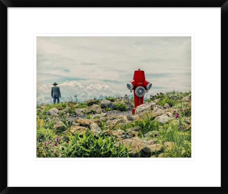 "Homesick" Framed Digital Print by Ambra, 24x20"