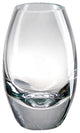11" Clear Lead Free Crystal Oval Table Vase