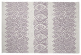 Central Comb Rug, Purple, 2'x3'