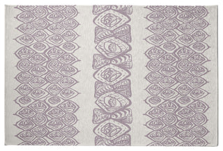 Central Comb Rug, Purple, 2'x3'