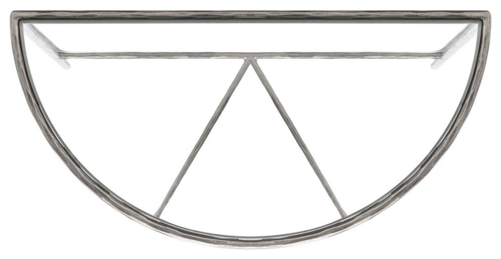 Safavieh Couture Jessa Forged Metal Console Table, Silver