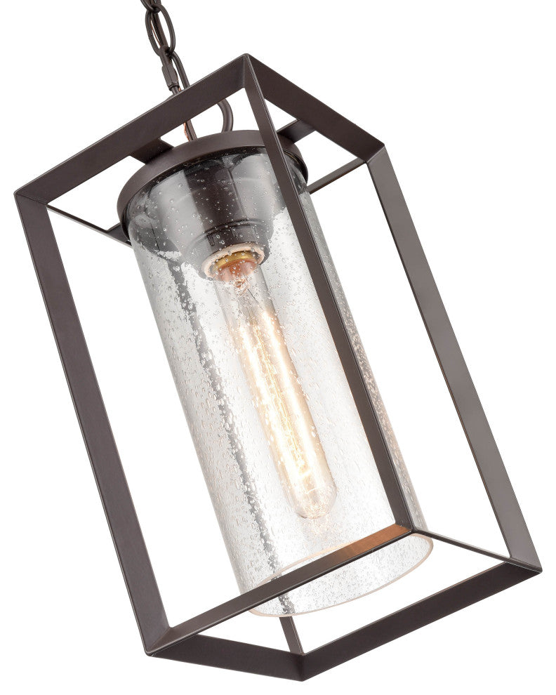 1 Light 6.5 in. Powder Coat Bronze Outdoor