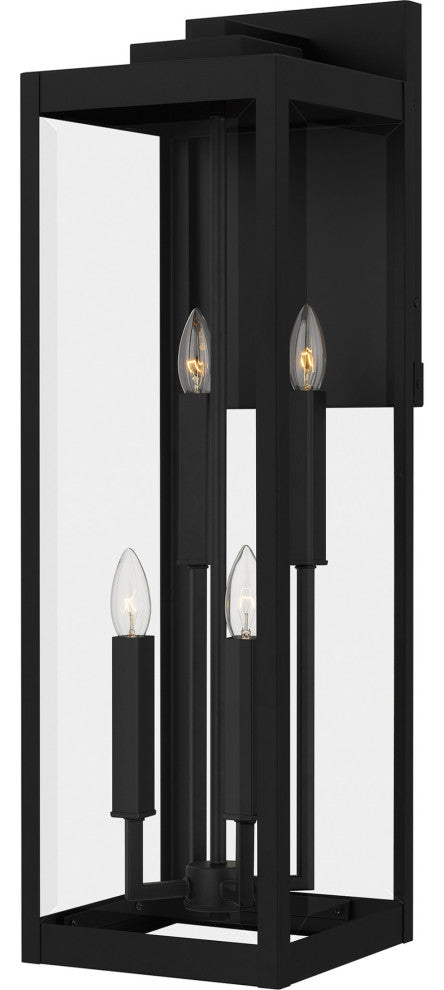Quoizel WVR8209 Westover 4 Light 30" Tall Wall Sconce - Earth Black