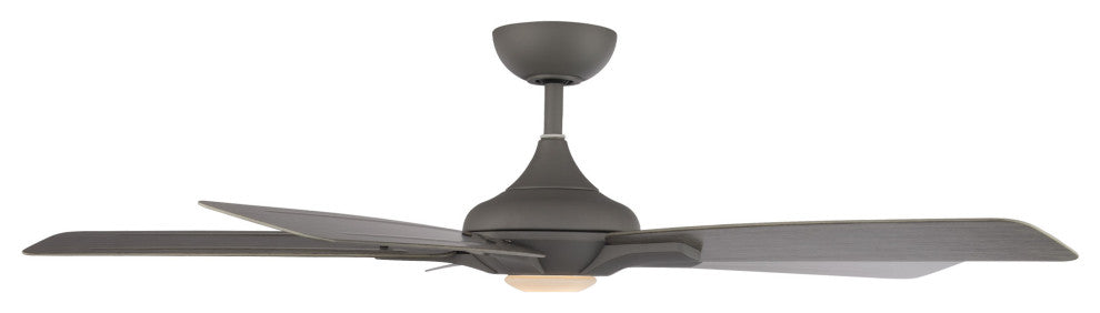 Mykonos 60" Indoor/Outdoor Smart Ceiling Fan, Graphite Weathered, 3500K Light