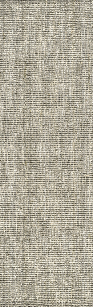 Pata Hand Woven Area Rug, Gray, 10'x13'