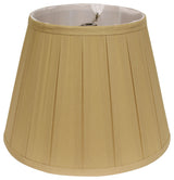 14" Primrose Slanted Crimped Box Shantung Lampshade