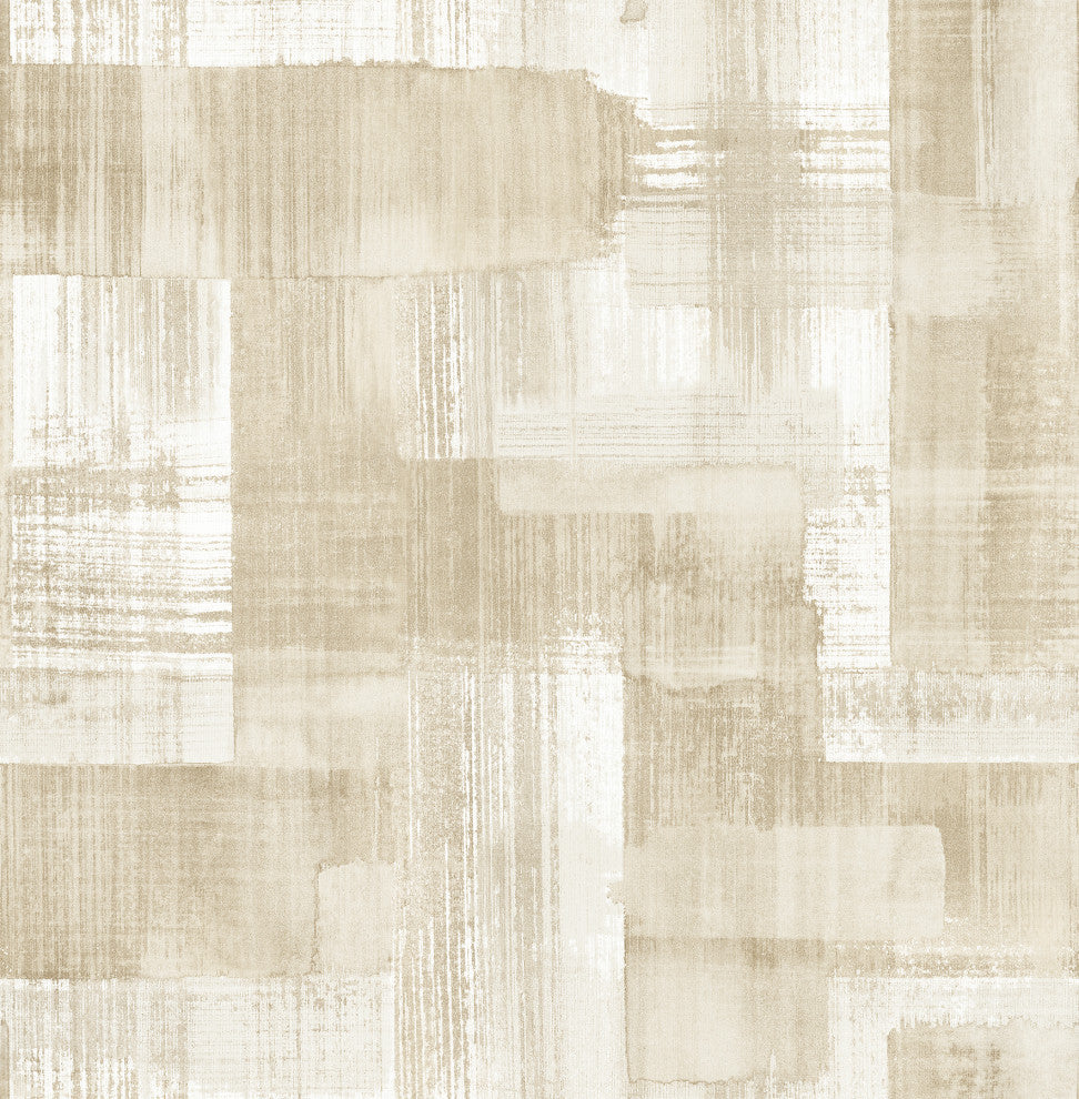 Trosa Beige Brushstroke Wallpaper Bolt