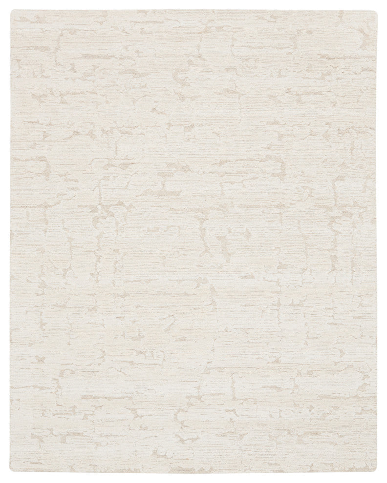 Calvin Klein CK009 Sculptural 7'9" x 9'9" Ivory Modern Indoor Area Rug