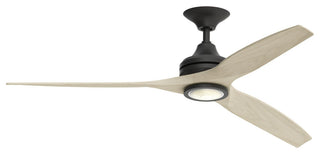 Fanimation Spitfire-KIT-LK Spitfire 60" 3 Blade Indoor / Outdoor - Black /