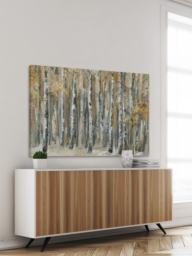 "Autumn Forest II" Painting Print on Wrapped Canvas, 60"x40"