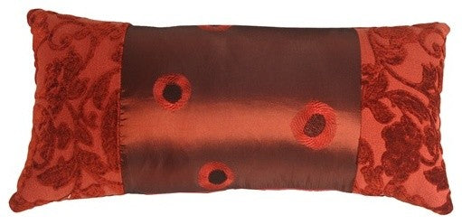 Pillow Decor, Venetian Moon Decorative Pillow, No Tassels, 12"x24"