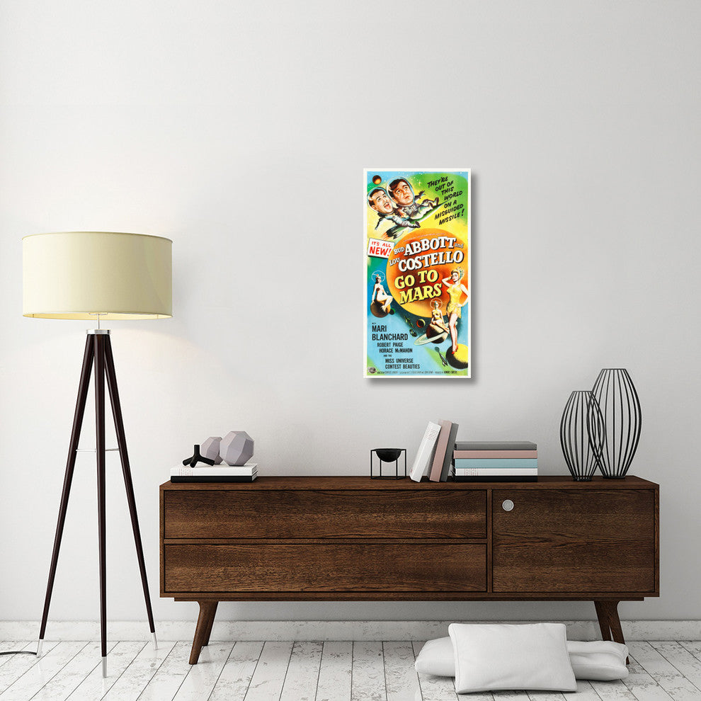 "Abbott & Costello - Go To Mars" Canvas by Hollywood Photo Archive, 18x36"