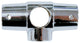 Kingston Brass Shower Ring Connector 5 Holes, Polished Chrome